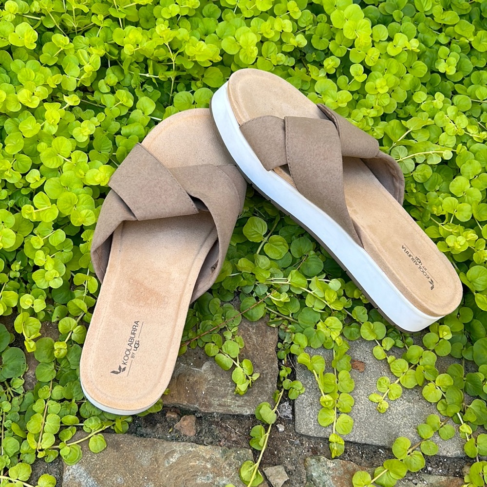 Koolaburra by Ugg Women's size 9 Tan/white Carenza
Sandals